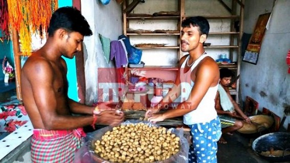 Matabari : 20,000 Kg 'Peda' are stocked for Diwali Matabari : 20,000 Kg 'Peda' are stocked for Diwali